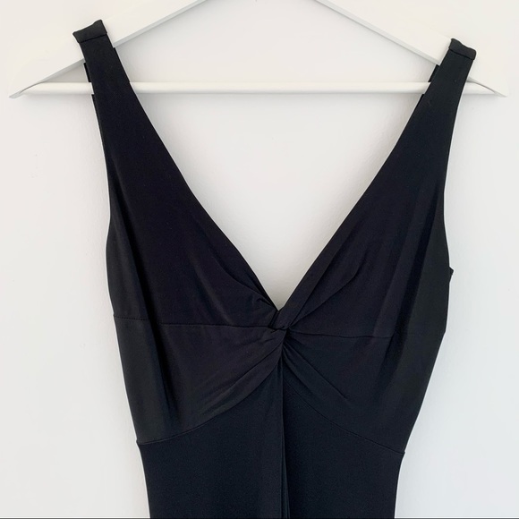 *SOLD* Sandra Angelozzi elegant black midi dress - Picture 8 of 9